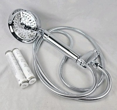 T3 Source Handheld Showerhead Mineral Filter 7 Settings + 2 Replacement Filters