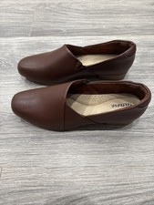 Naturalizer N5 Comfort Women Loafer 11M Brown Leather Slip On Casual Shoes