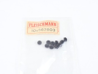 E1641 Fleischmann H0 567603 Ersatzteil 10x Ritzel Schienenreinigungswagen