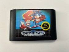 Sonic the Hedgehog 2 - SEGA Genesis, 1992 - Authentic - Cartridge Only Working