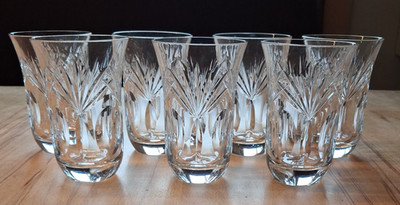 6 + 1 Nachtmann Bleikristall Wassergläser Andernach geschliffen Saftglas 11,8cm