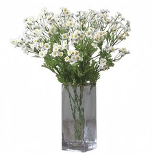 6 Bundles 21" Artificial Flowers Artificial Silk Daisy Flowers Faux Daisy Out