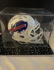 Dalton Kincaid Autographed Mini Helmet Buffalo Bills Fanatics Authentic -No Case
