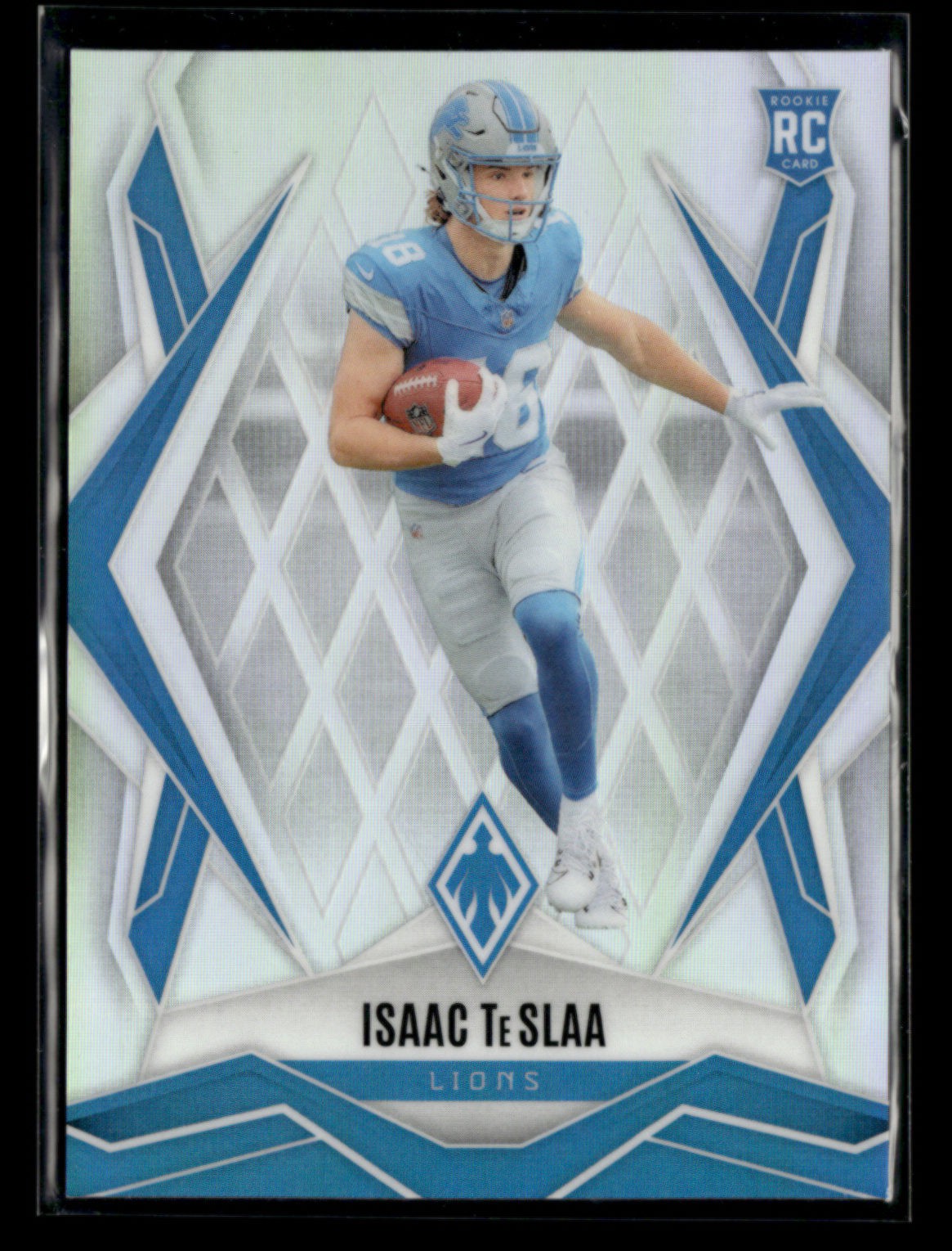 Isaac TeSlaa RC 2025 Panini Phoenix Football Silver #189 Lions ① [kbs49