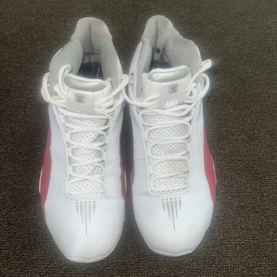 NIKE SHOX BB4 WHITE/METALLIC SILVER-VAR RED BLA/ARGMET RPRO
