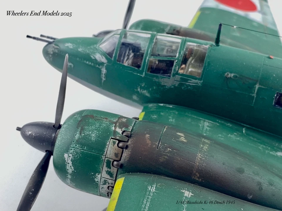 Pro built 1/48 Tamiya Japanse Mitsubishi Ki46 Dinah air defence fighter - Image 3 of 4