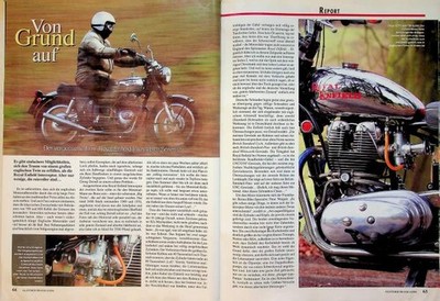 Oldtimer Praxis 2115) Royal Enfield Interceptor Series 2 mit 52PS in einer selte