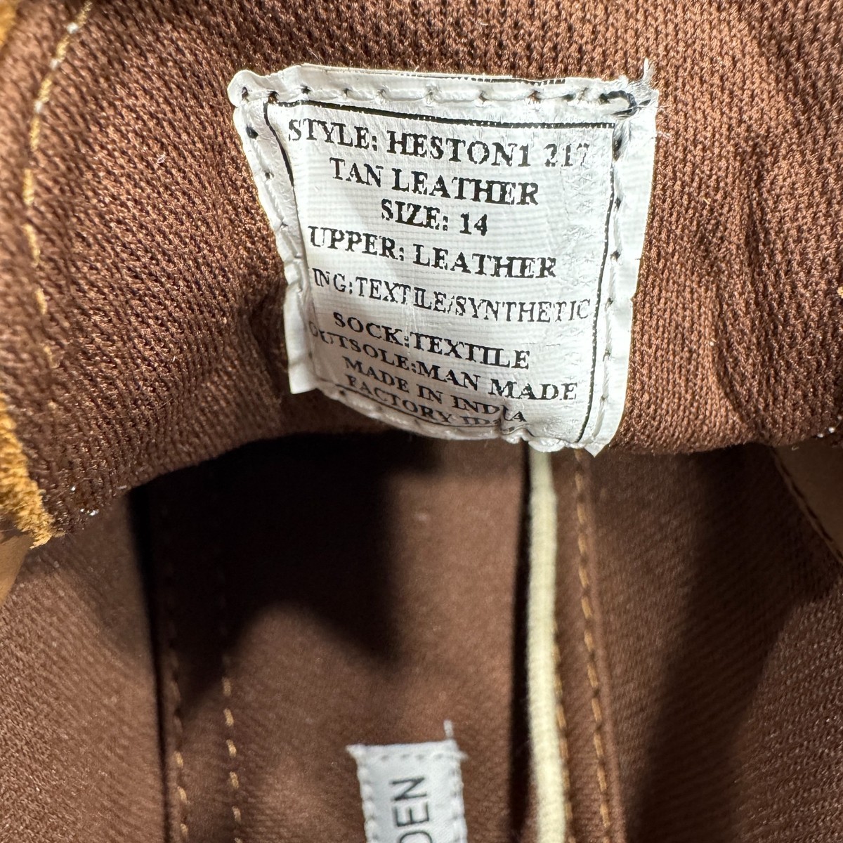 NEW Steve Madden Heston 217 Chukka Boots Size 14 Tan Leather‎ Mens Dress Casual Steve Madden Hestonn Men main image 2