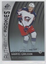 2017-18 SP Game Used Authentic Rookies Rainbow 100/220 Gabriel Carlsson #89 4t6