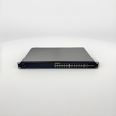 Cisco SG350-28P-K9 28-Port Gigabit PoE+ Managed Switch Layer 3  #384