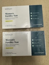 2 Boxes Natalist Women’s At-Home Fertility Hormone Test Kit by Everlywell Sealed
