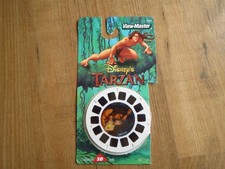 3x View-Master 3D Bildscheiben Reels Disney Tarzan Fisher Price Komplett