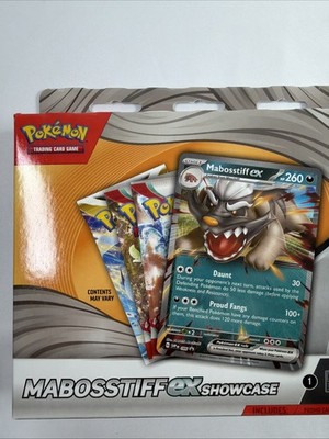 【おまけ付】EBiDANTHELIVE2023-2024 COMPLETEBOX Pokemon TCG: Mabosstiff EX Showcase Box Sealed (3 Booster Packs