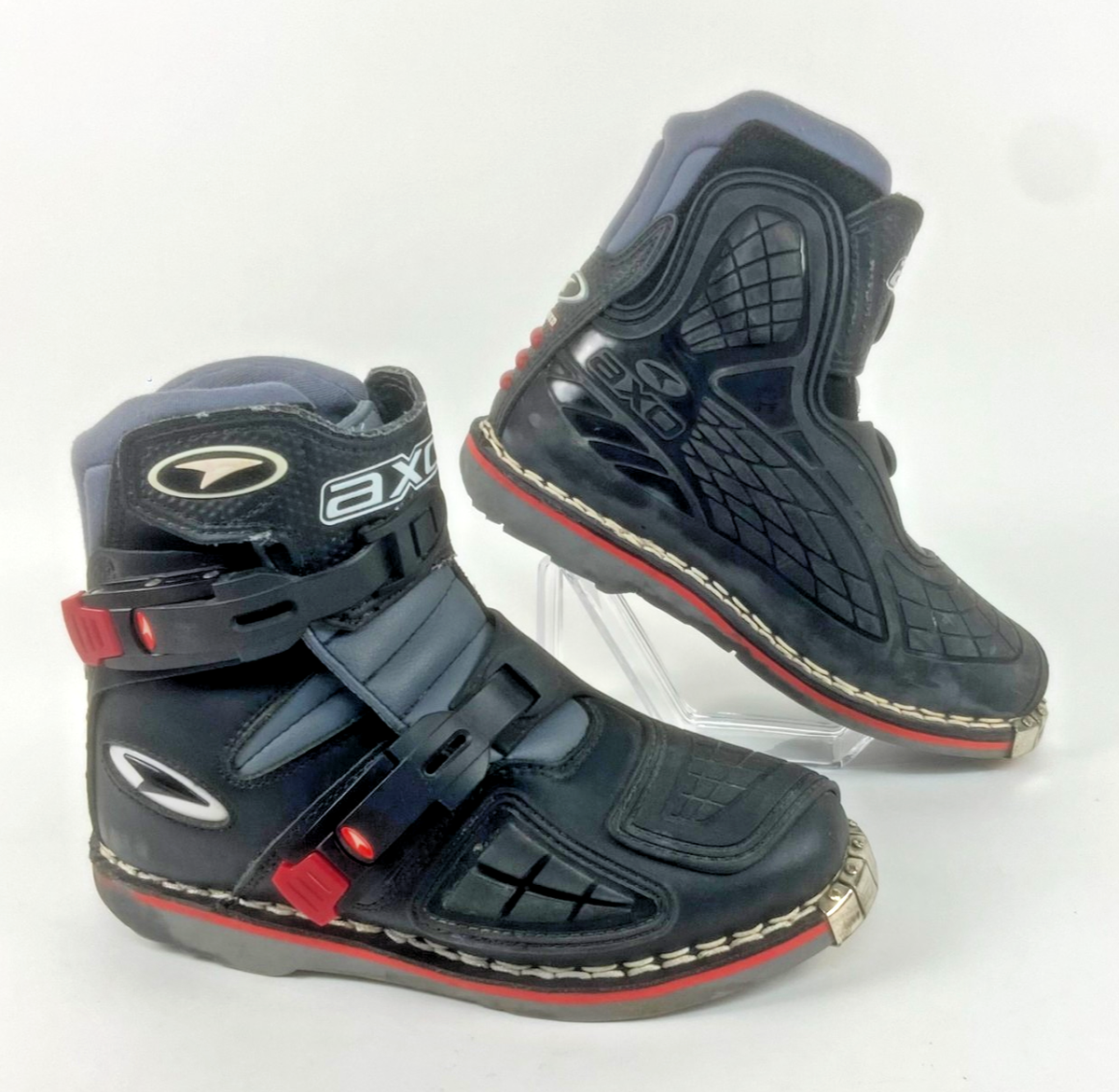 AXO Slammer Motorcycle Motocross Men's Boots Size 6 ~ Very Good | eBay