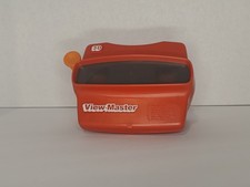 Vintage View Master Red 3D Viewer with Orange Handle No Discs Made in USA