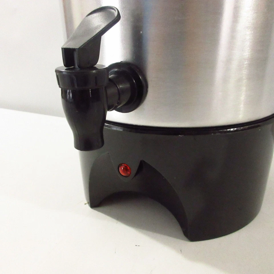 Coffee Urn 42 Cup Hot Beverage Dispenser Stainless Steel Office Meetings Church - Image 4 of 4
