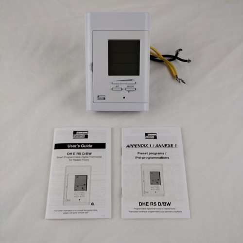 Schluter Systems Smart Programmable Digital Thermostat For Heated Floors