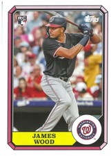 2025 Topps Archives James Wood 1987 Boardwalk and Baseball #87BB-3