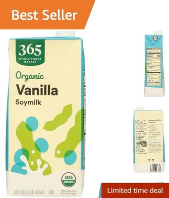 Deliciously Sweet Organic Vanilla Soy Beverage - Perfect for All Ages, 32 Fl Oz