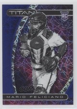 2021 Panini Chronicles Titan Blue Velocity Prizm Mario Feliciano #11 0c2