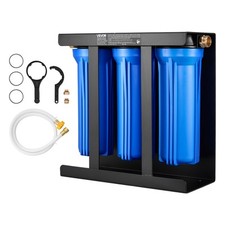VEVOR RV Water Filter System 3-Cartridge with...