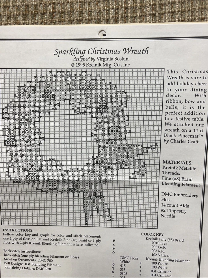 CHRISTMAS QUICK STITCHES Sue Hillis Cross Stitch Pattern Book + 4 more patterns - Image 4 of 4