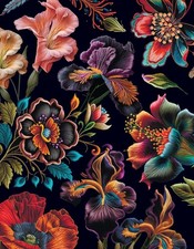 Wildflowers Journal: Lined Pages and Sprayed Edges