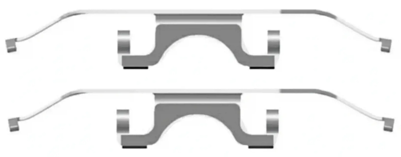 ACCESSORY KIT DISC BRAKE PAD 109-1702 FOR BMW M47D20 2.0L 4cyl 5 E39 M57D25 2.5L - Image 7
