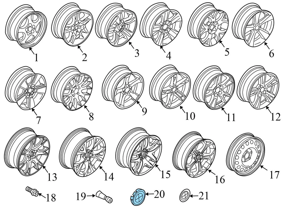 BMW 335I GT XDRIVE 2014-2016 - tapa central de rueda 6783536 Foto 4 de 4