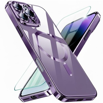 For iPhone 12 Case/12 Pro Max/Mini Phone Cover Shockproof Bumper+ Tempered Glass
