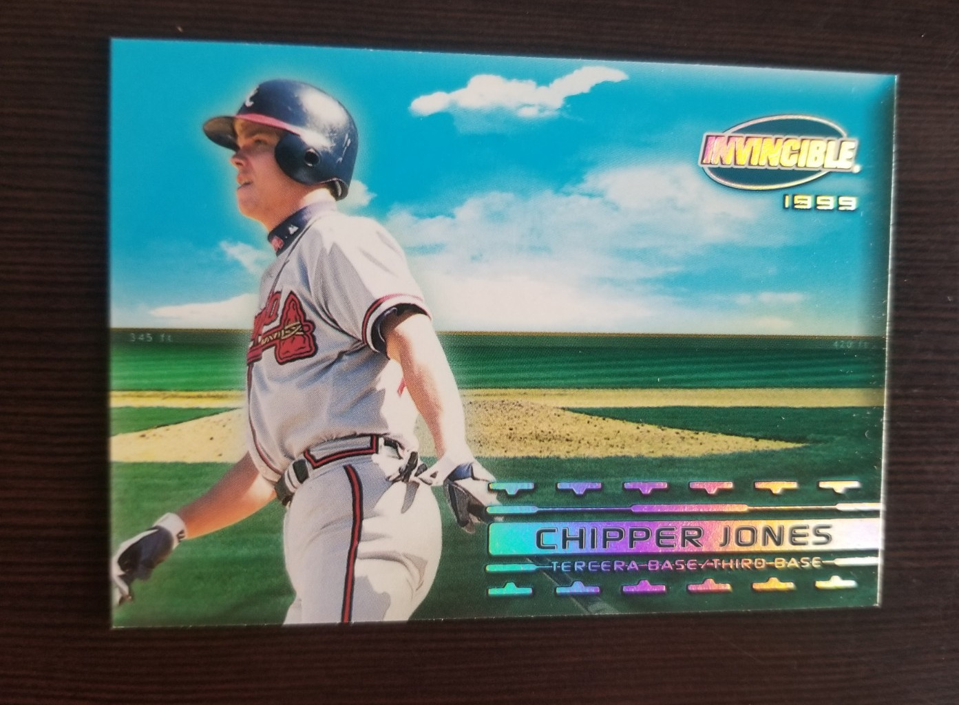 1999 Pacific Invincible Sandlot Heroes #2 Chipper Jones Atlanta Braves HOF