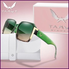 Luxury Vacation Sunglasses for Women and Men Trendy Street Square Shades with UV