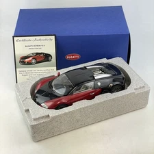 70906 Bugatti EB 16.4 Veyron Production Car Black/Red 1:18 Scale A/F