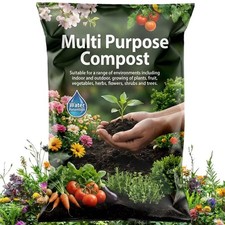 60L Multi-Purpose Compost for Plants with Nutrients & Wetting Agent | UK Seller 0.31 per litre