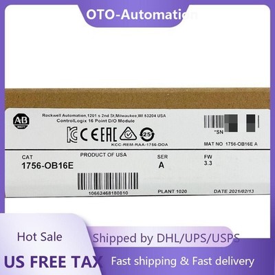 New Sealed AB 1756-OB16E SER A ControlLogix 16 Point D/O Module *