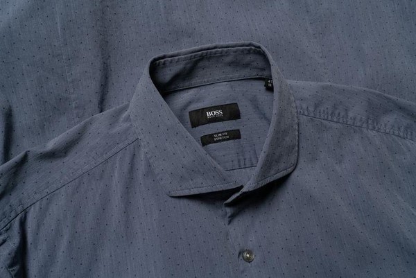 Men Hugo Boss Shirt Navy 40 /L / 48