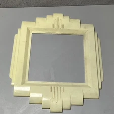 Antique Switch Plate Shield Art Deco Vintage Ivory Salvage Bakelite?