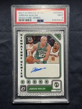 Jordan Walsh Signature Series PSA 9 2023 Panini Donruss Optic Celtics Rookie RC