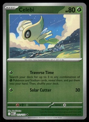 Celebi - Reverse Holo Uncommon - 012/132 - NM