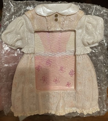 Sweet Little Vintage Picture Frame: Pink Dress - New In Box