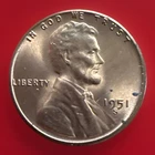1951-S RED BU Lincoln Wheat Cent “Superior Quality " Details FAST SHIPPING 1312