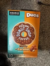 The Original Donut Shop Coffee Duos Nutty & Caramel K Cups Keurig 10 ct 3.4 oz
