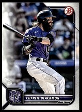 2022 Bowman Charlie Blackmon Colorado Rockies #75