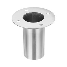 2" Duct Connector Flange Straight Pipe Stainless Steel Exhaust Collar