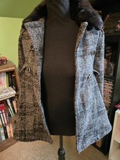 Rothschild Princess Coat Winter Faux Fur Dress Jacket Coat Girls Size 6