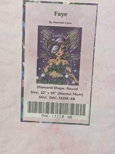 New Open box Diamond Art Club kit"Faye"by Hannha Lynn Please Read
