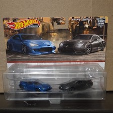 Hot Wheels Car Culture 1:64 2-Pack Pandem Subaru BRZ Lexus RC F GT3 Unopened