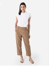 NWT 395 Vince WOMEN'S MID RISE PLEATED PULL-ON PANT Size XXS