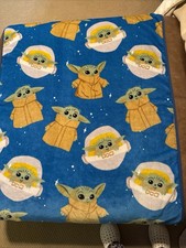 Star Wars Baby Yoda Grogu Plush Blanket Throw 36x48.
