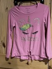 Lot 5 Girls M 10-12 Long Sleeve Shirts  Wonder Nation,Colette Lilly,jumping Bean — photo 10